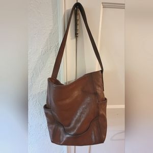 FRYE brown leather purse